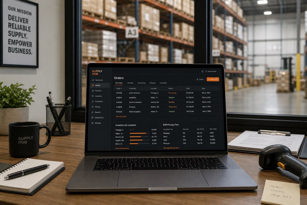How to build a B2B wholesale & distribution platform in 2026 (multi-location, customer tiers, mobile)
